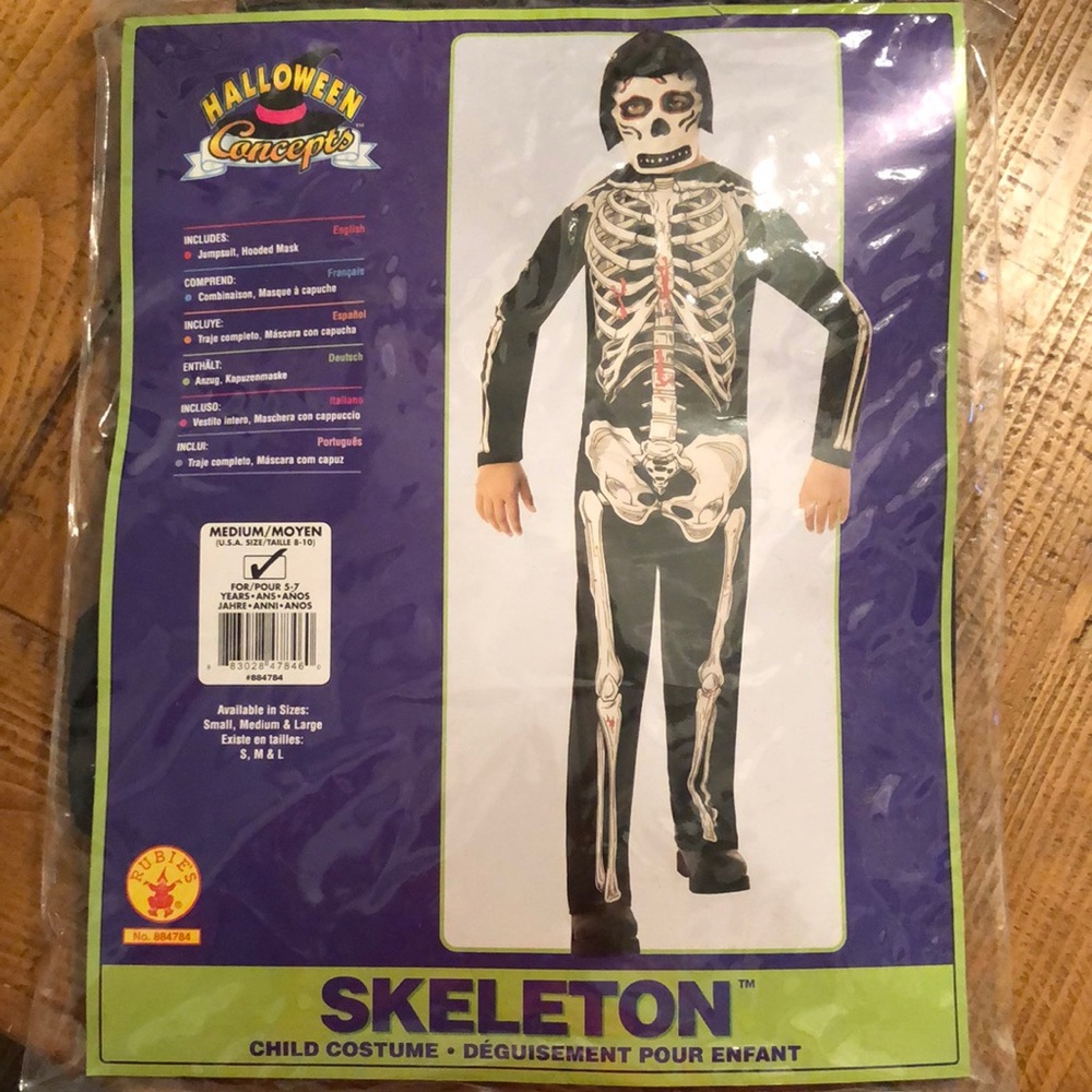Kid’s Skeleton Costume